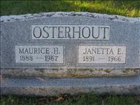 Osterhout, Maurice H. and Janetta E